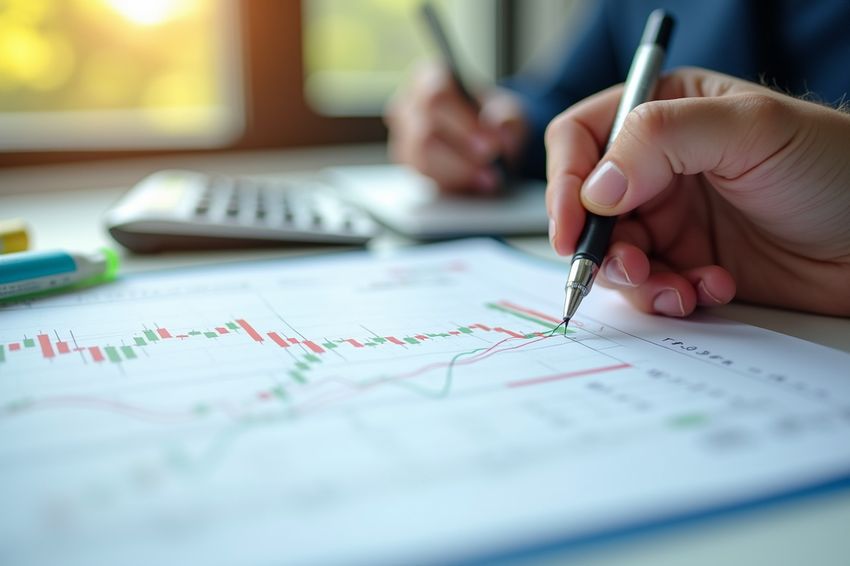 graphique financier